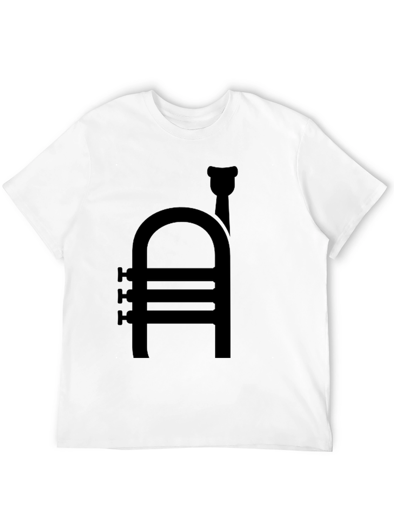 Trumpet Graphic T-Shirt - Music Lover Tee