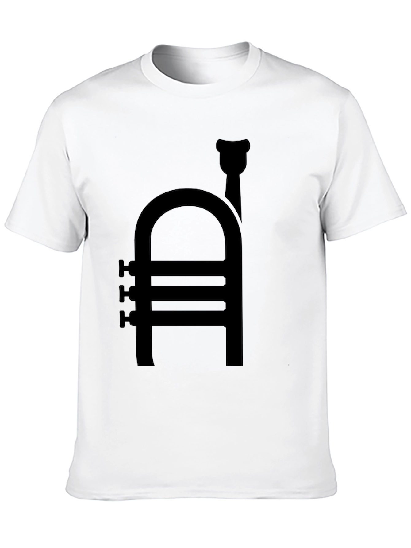 Trumpet Graphic T-Shirt - Music Lover Tee