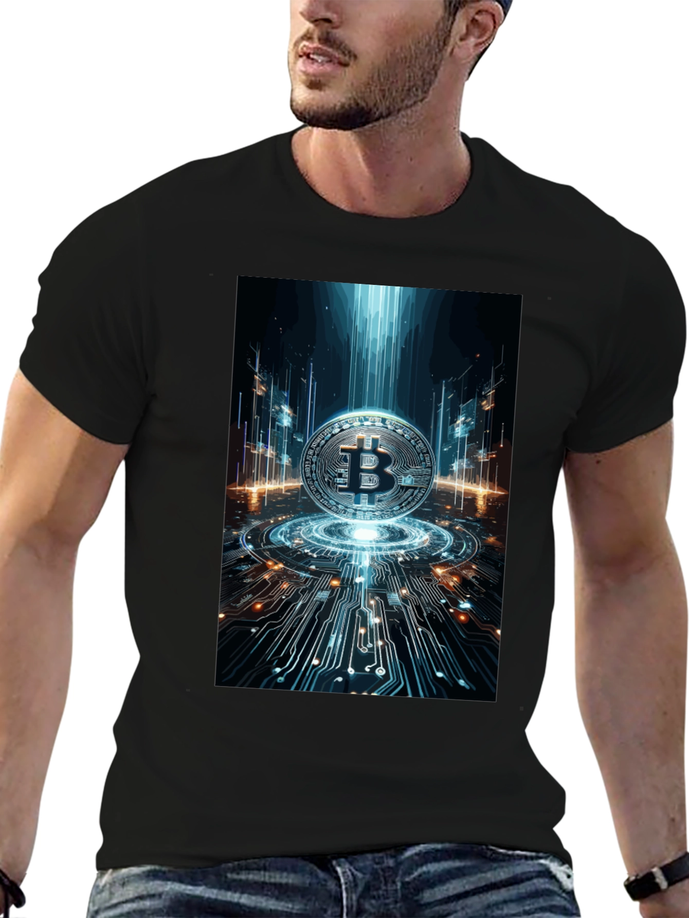 Bitcoin Tech Circuit T-Shirt