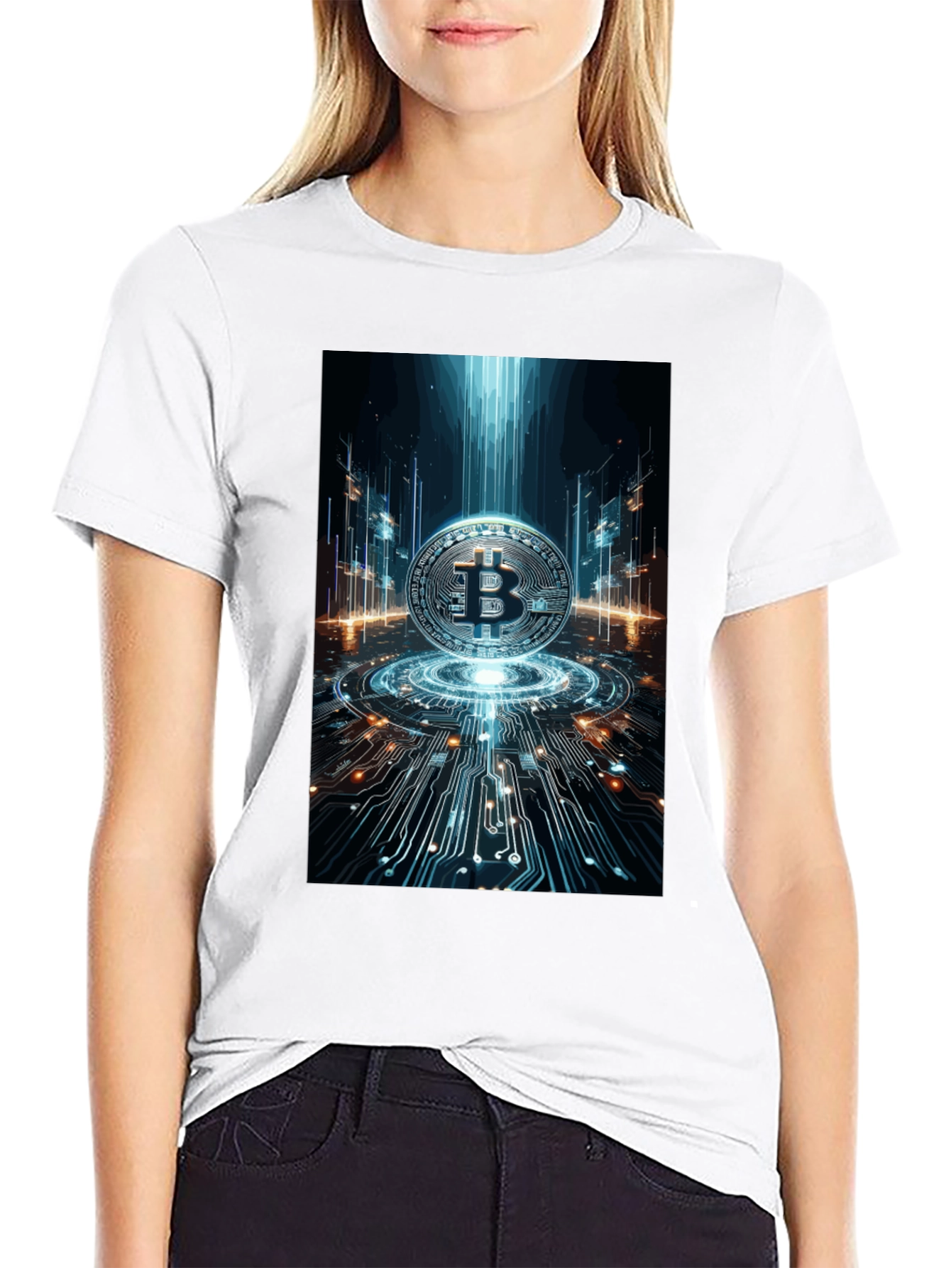 Bitcoin Tech Circuit T-Shirt
