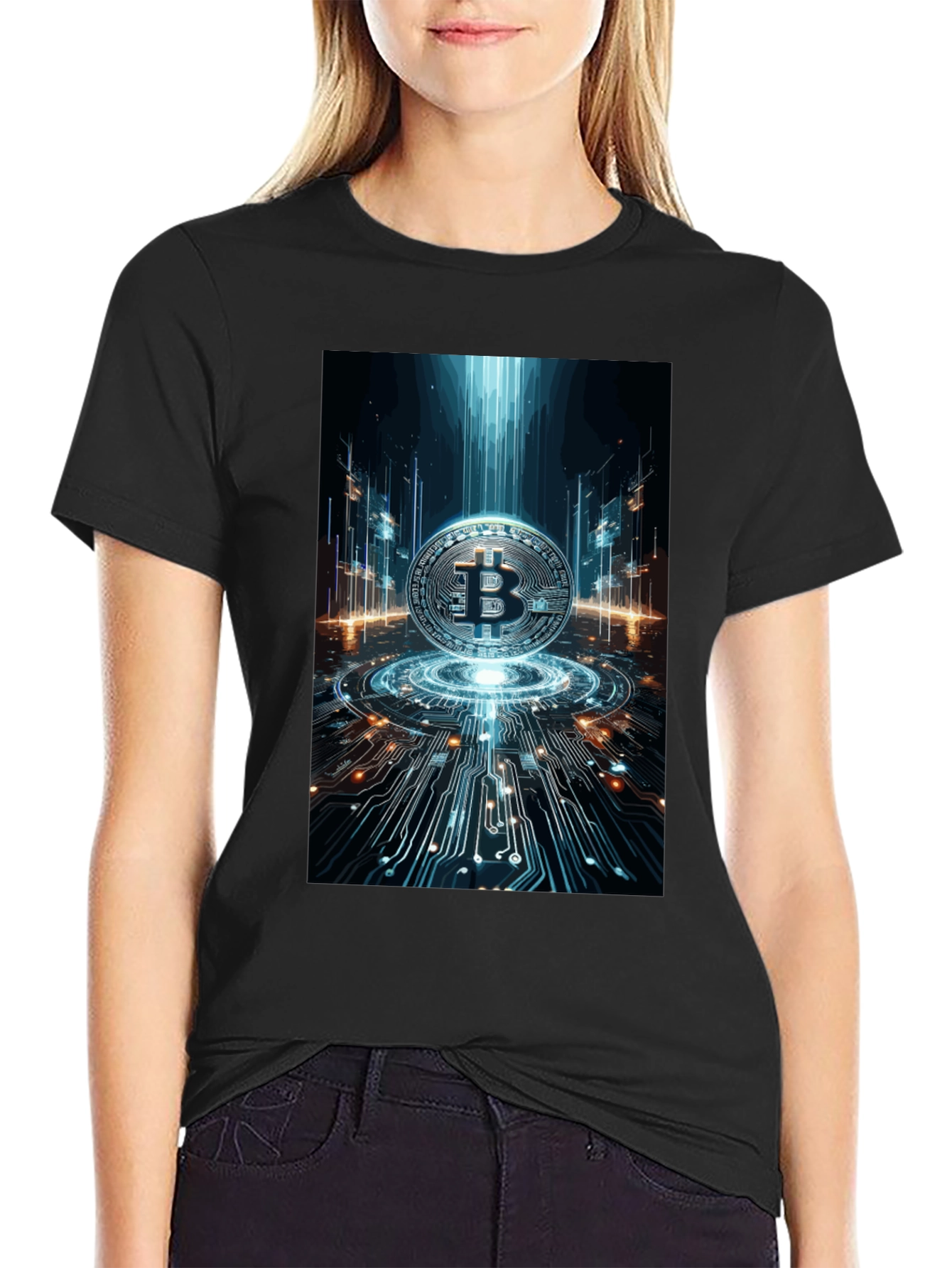 Bitcoin Tech Circuit T-Shirt