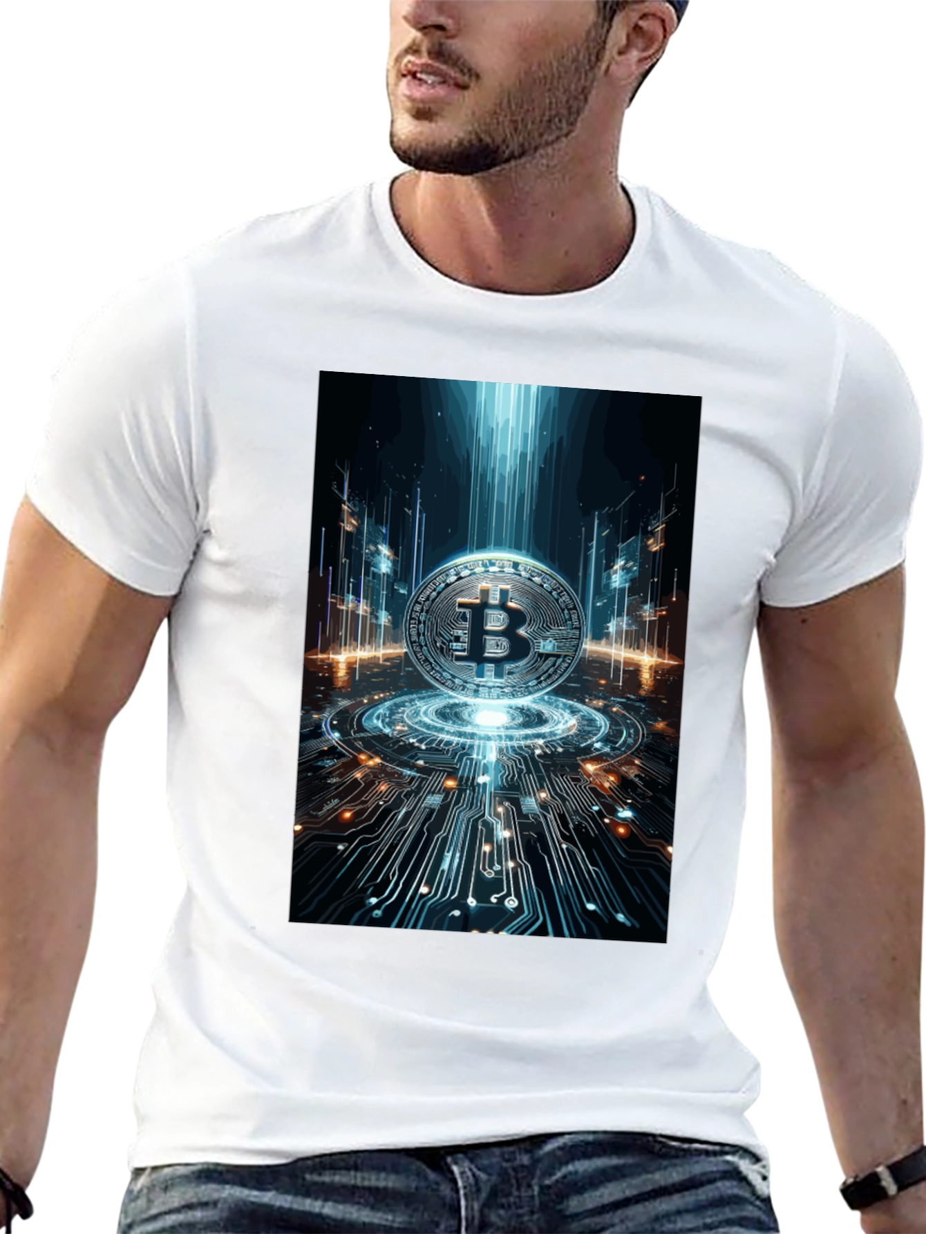 Bitcoin Tech Circuit T-Shirt