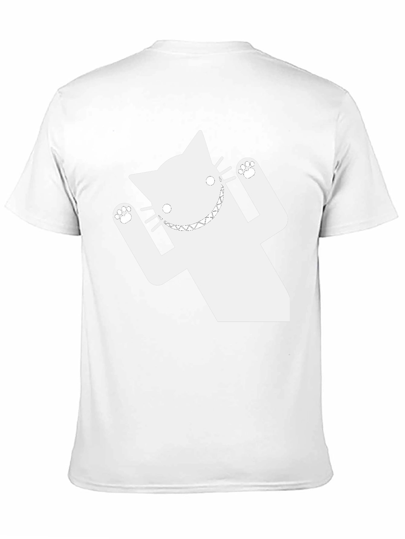 Funny Cat Graphic T-Shirt - Black Short Sleeve