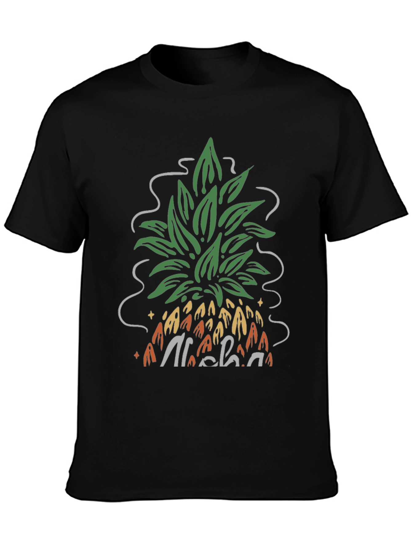 Aloha Pineapple Graphic Tee - Casual Comfort
