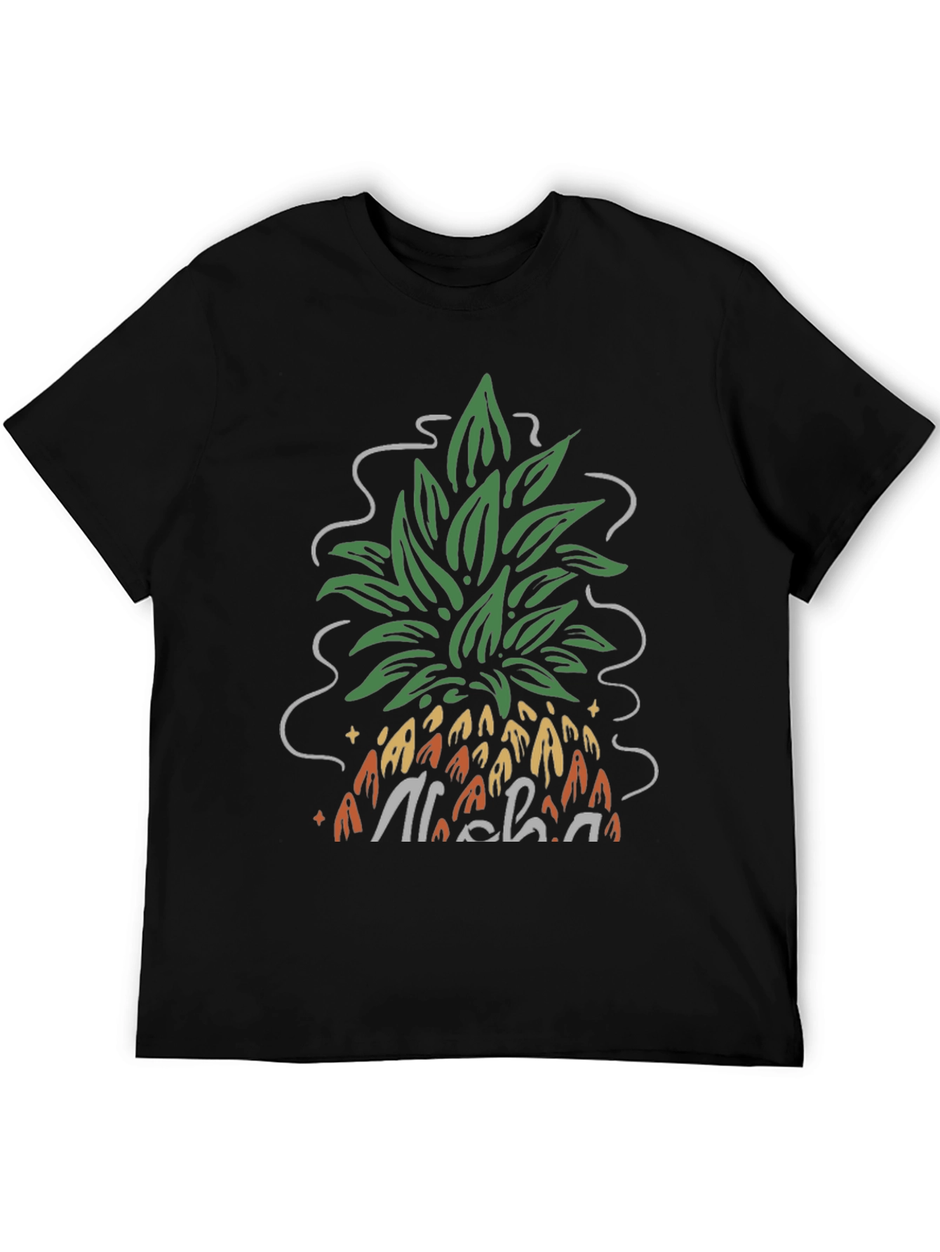 Aloha Pineapple Graphic Tee - Casual Comfort