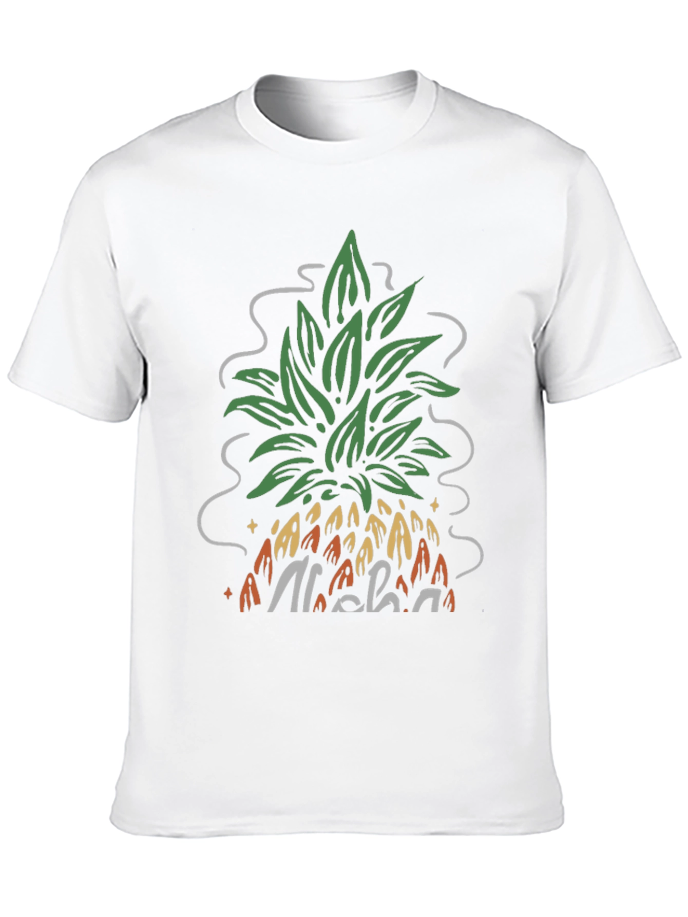 Aloha Pineapple Graphic Tee - Casual Comfort
