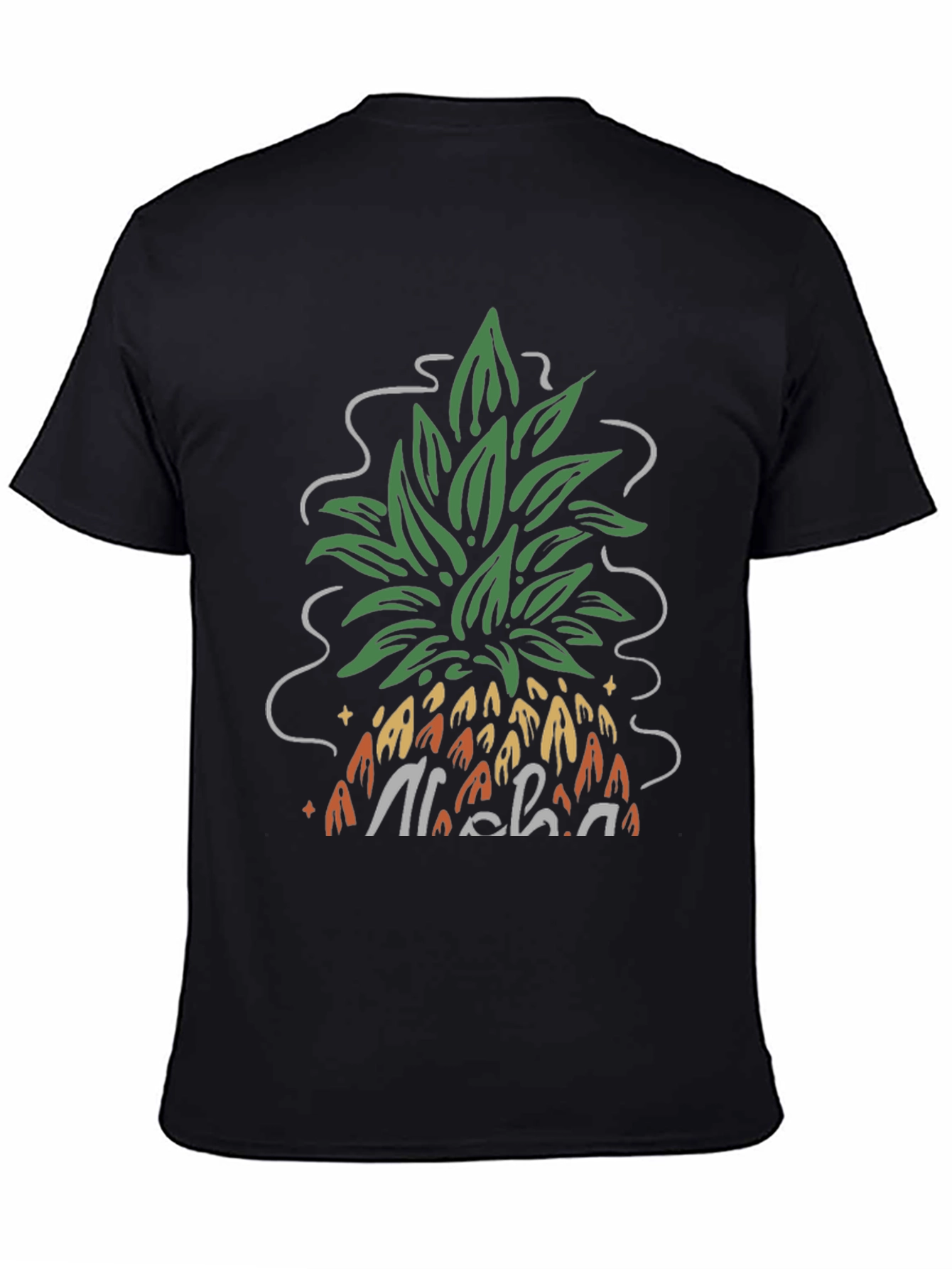 Aloha Pineapple Graphic Tee - Casual Comfort