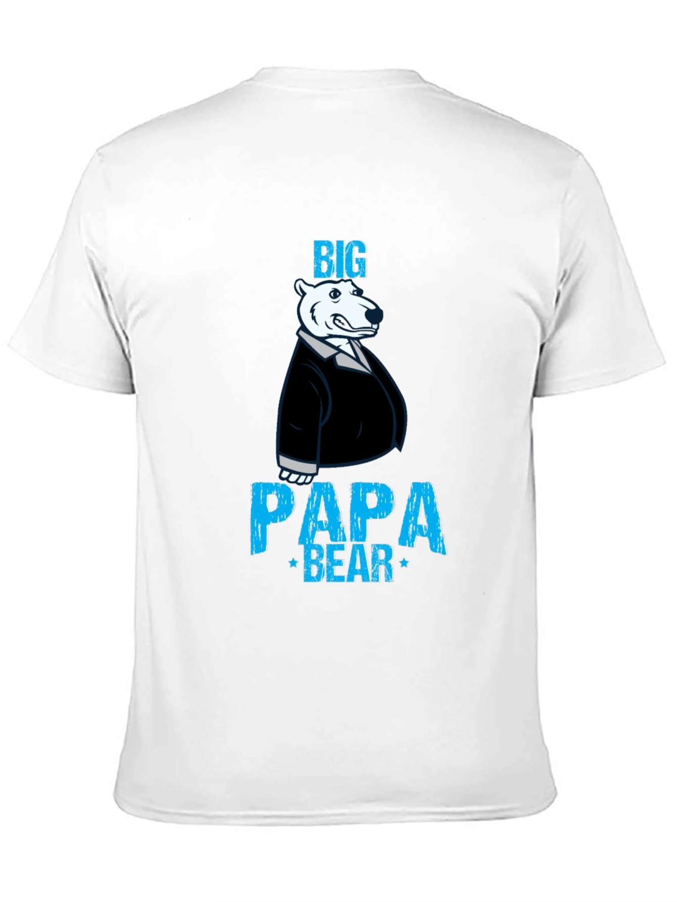 Big Papa Bear Graphic Tee - Mens Black T-Shirt