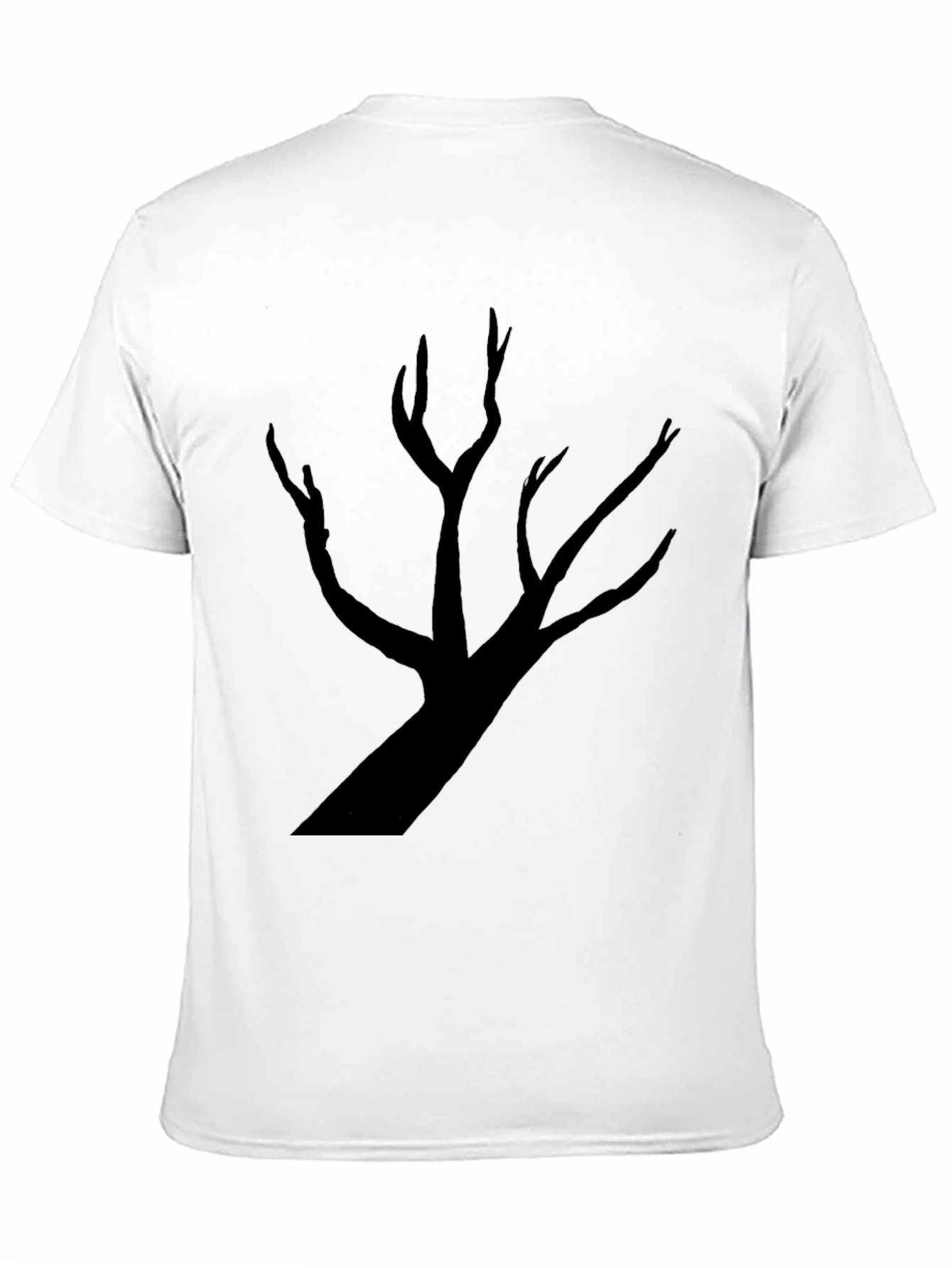 Black Tree Graphic Tee - Mens Casual T-Shirt