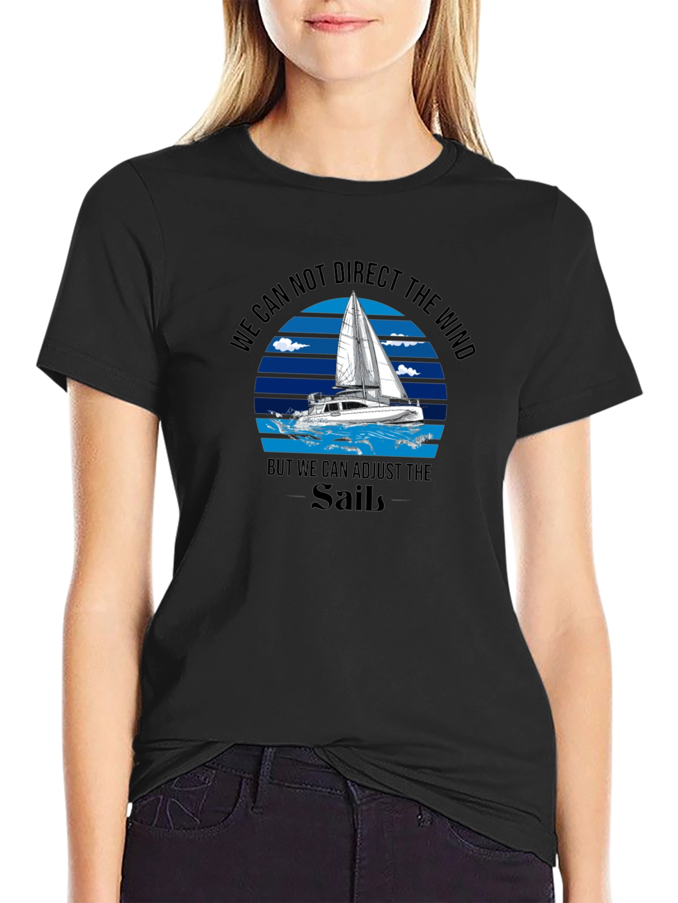Sailboat Graphic T-Shirt - Adjust the Sails