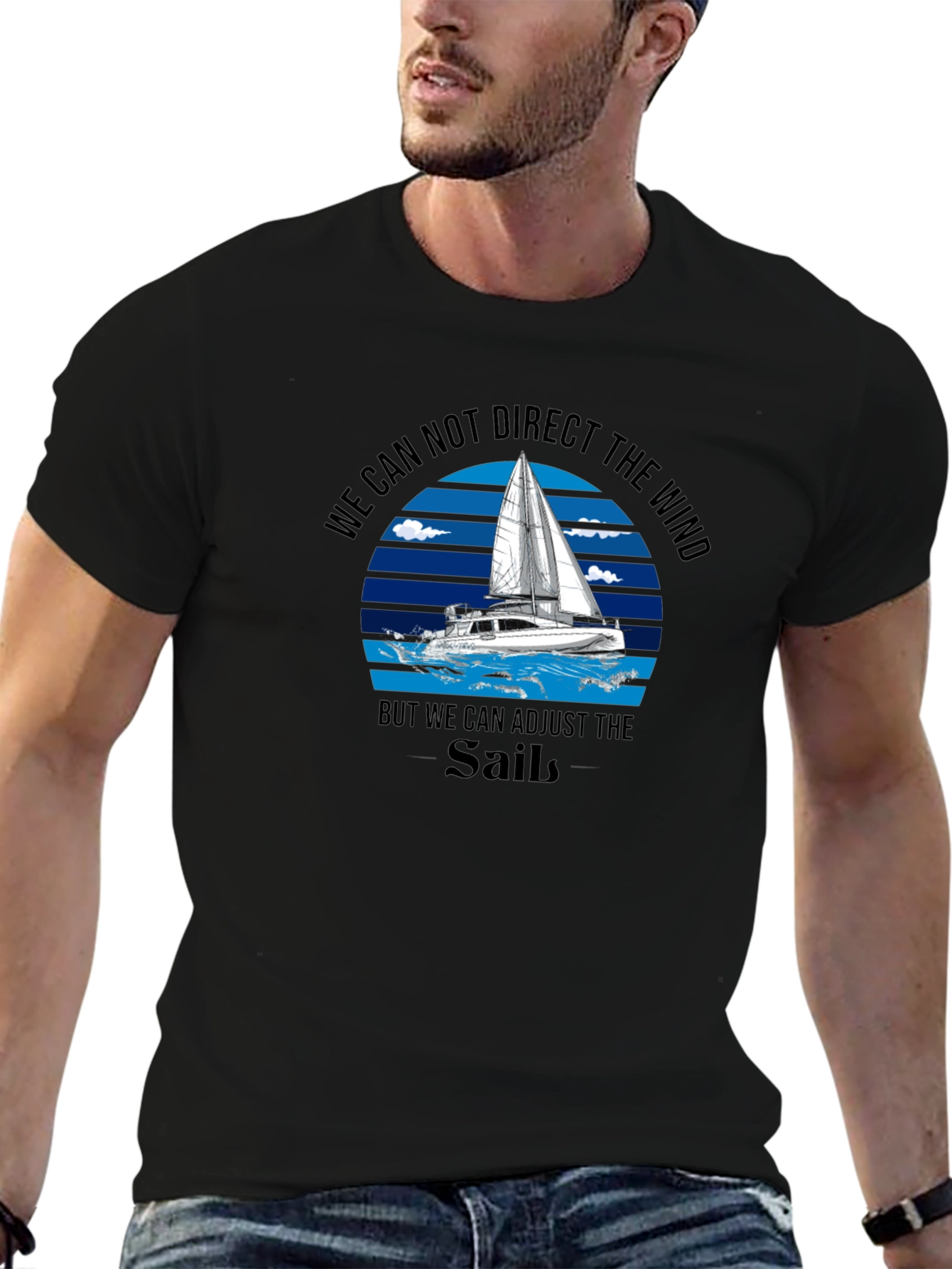 Sailboat Graphic T-Shirt - Adjust the Sails