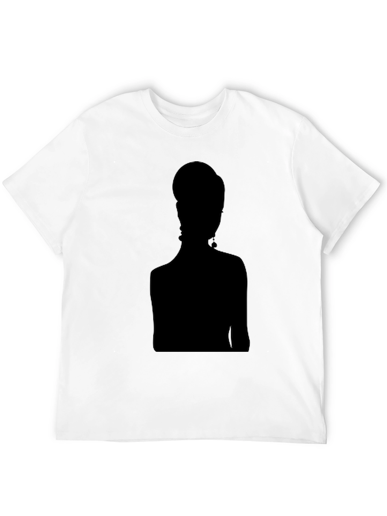 Silhouette Graphic Tee - Stylish Black T-Shirt