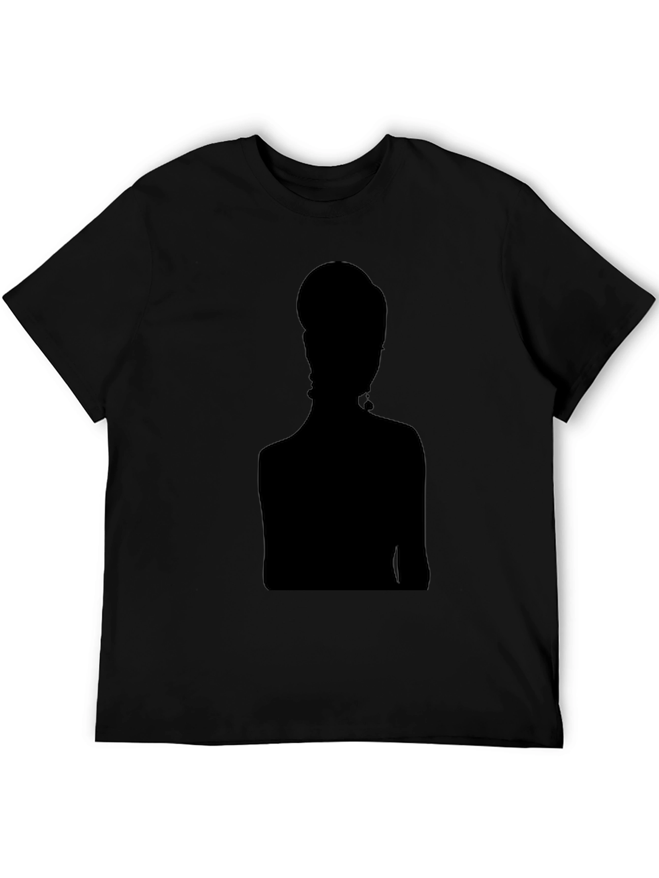 Silhouette Graphic Tee - Stylish Black T-Shirt