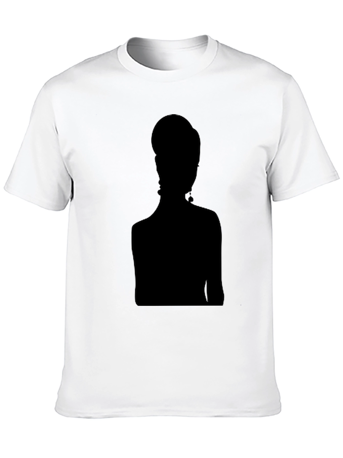Silhouette Graphic Tee - Stylish Black T-Shirt