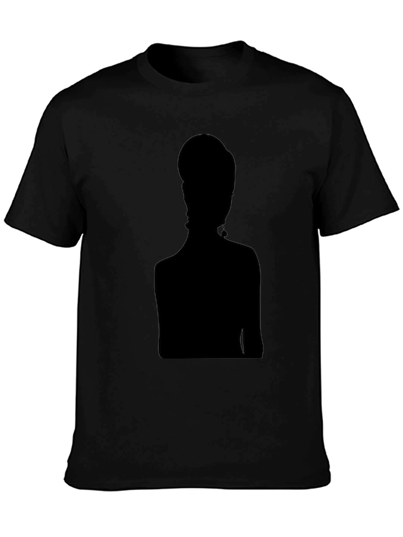 Silhouette Graphic Tee - Stylish Black T-Shirt