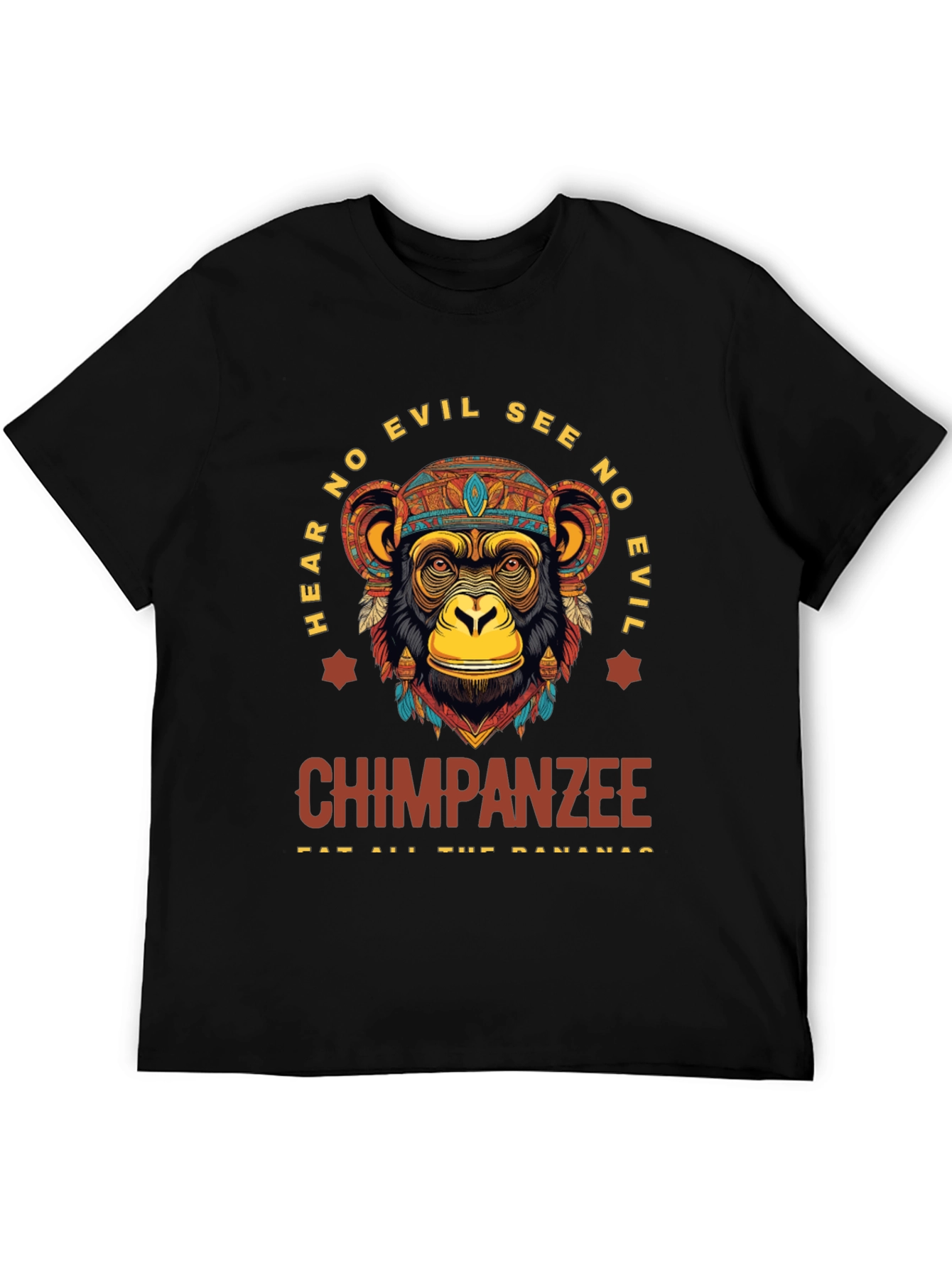 Chimpanzee Hear No Evil T-Shirt