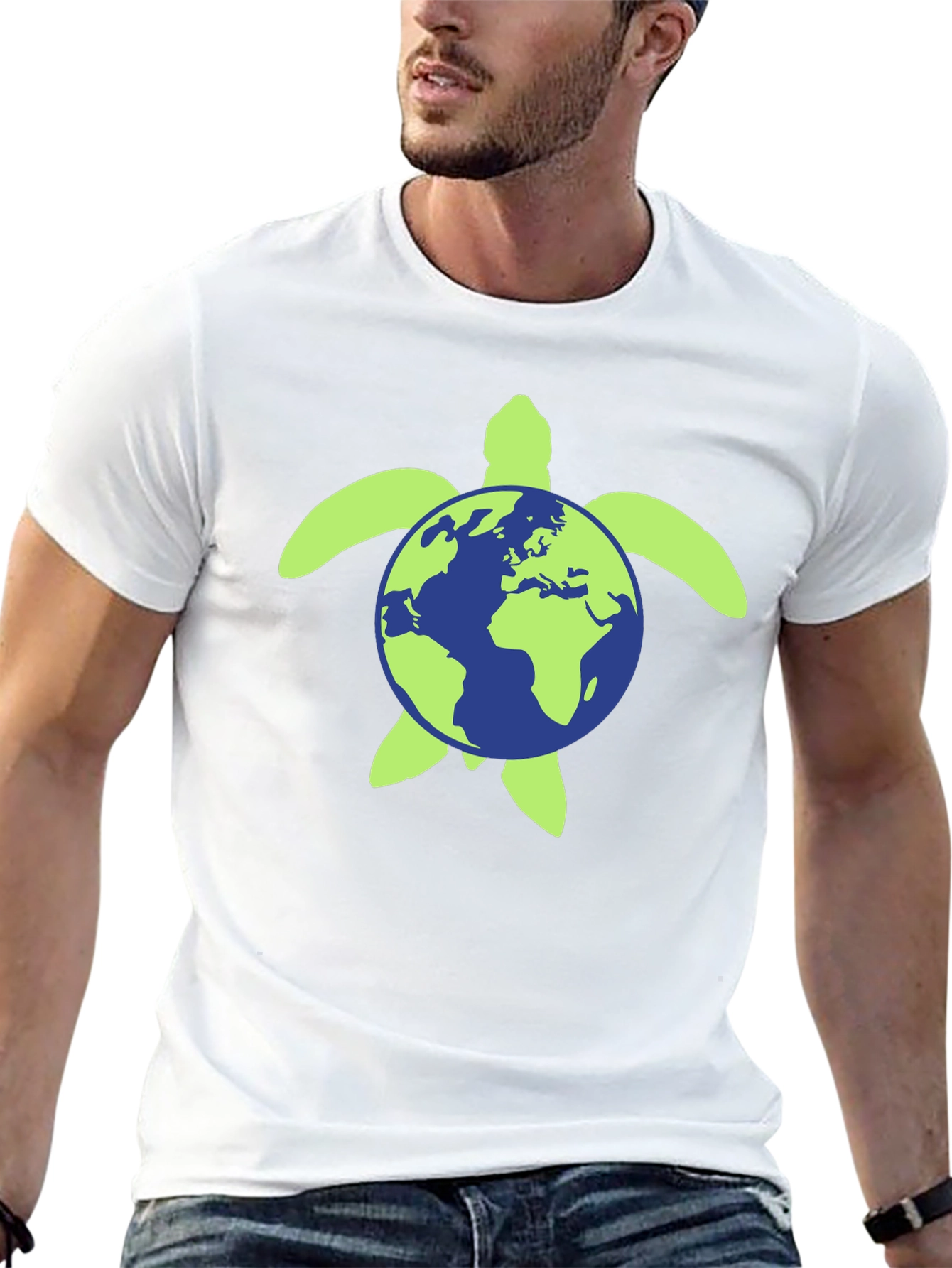 Earth Turtle Graphic Tee - Save the Planet!