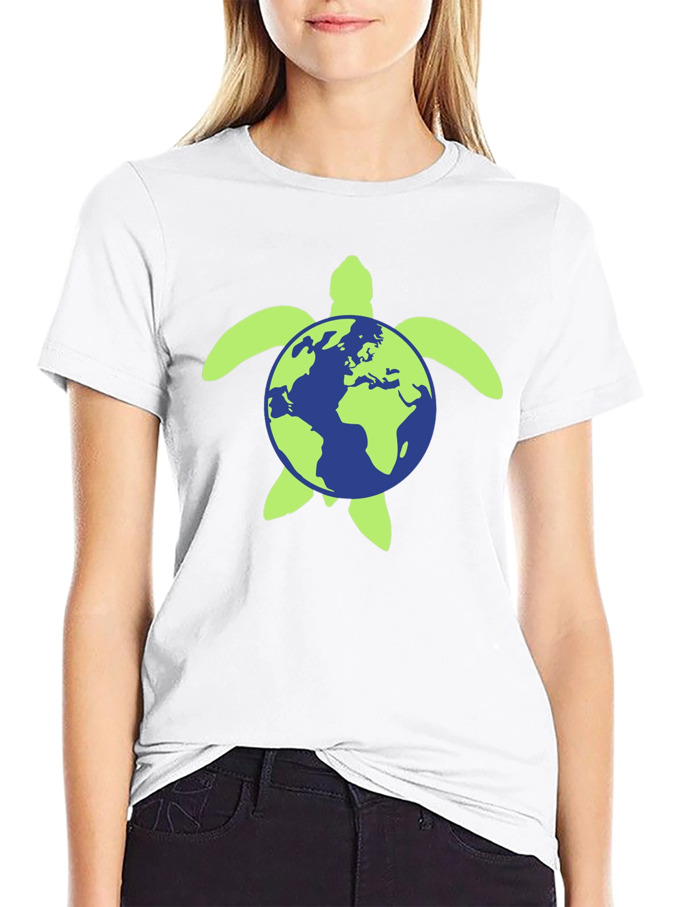 Earth Turtle Graphic Tee - Save the Planet!