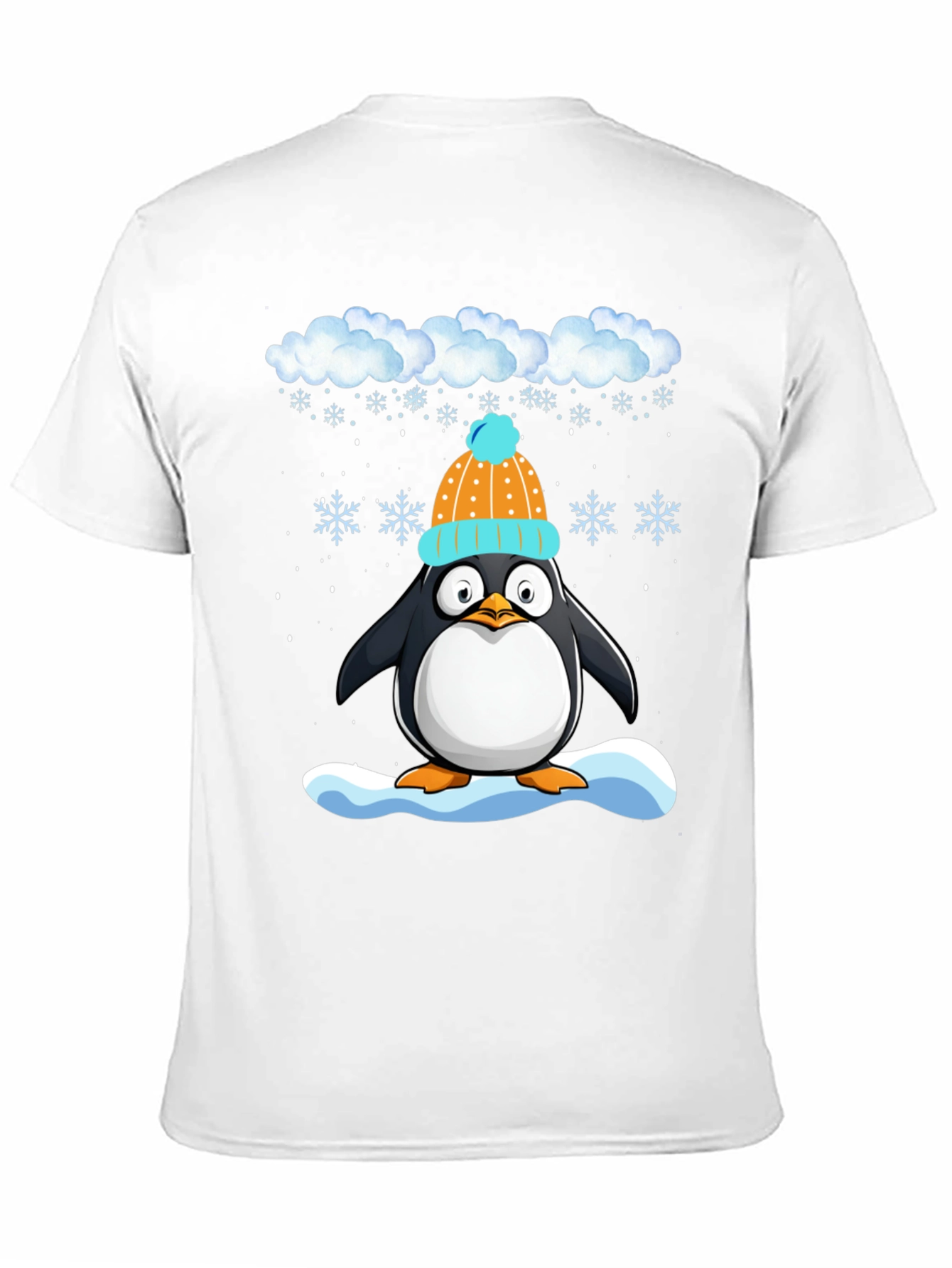 Winter Penguin T-Shirt - Cute Holiday Apparel