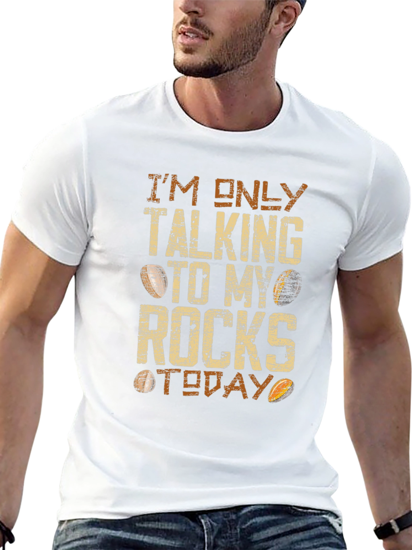 Im Only Talking to My Rocks Today Graphic Tee