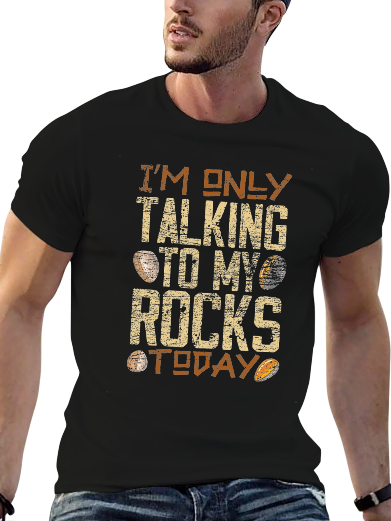 Im Only Talking to My Rocks Today Graphic Tee