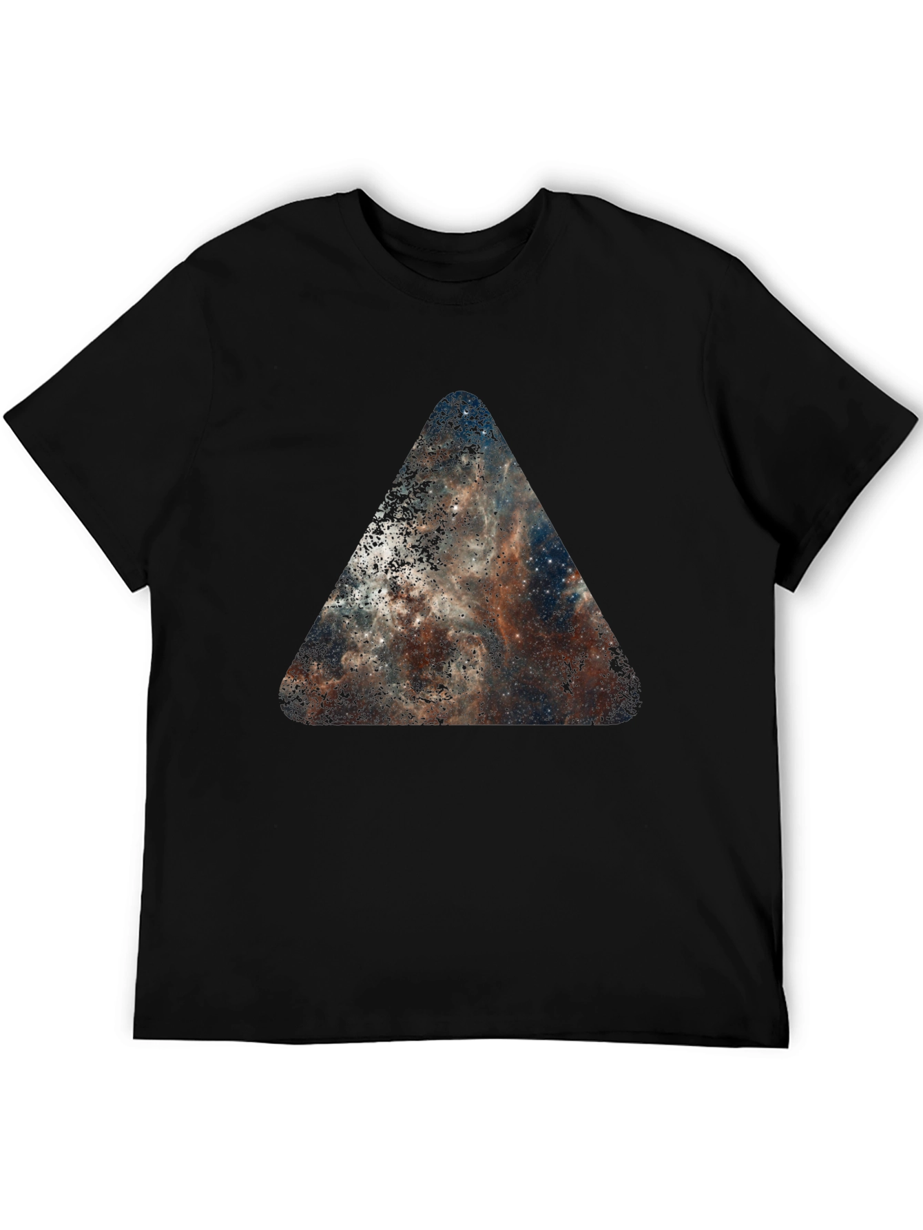 Nebula Triangle Black T-Shirt