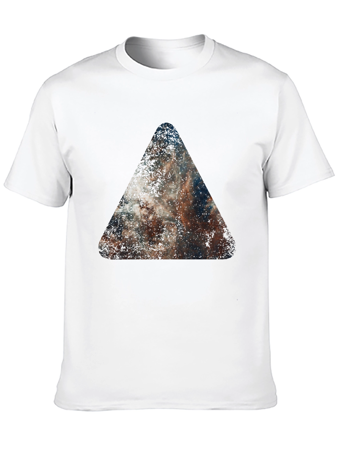 Nebula Triangle Black T-Shirt