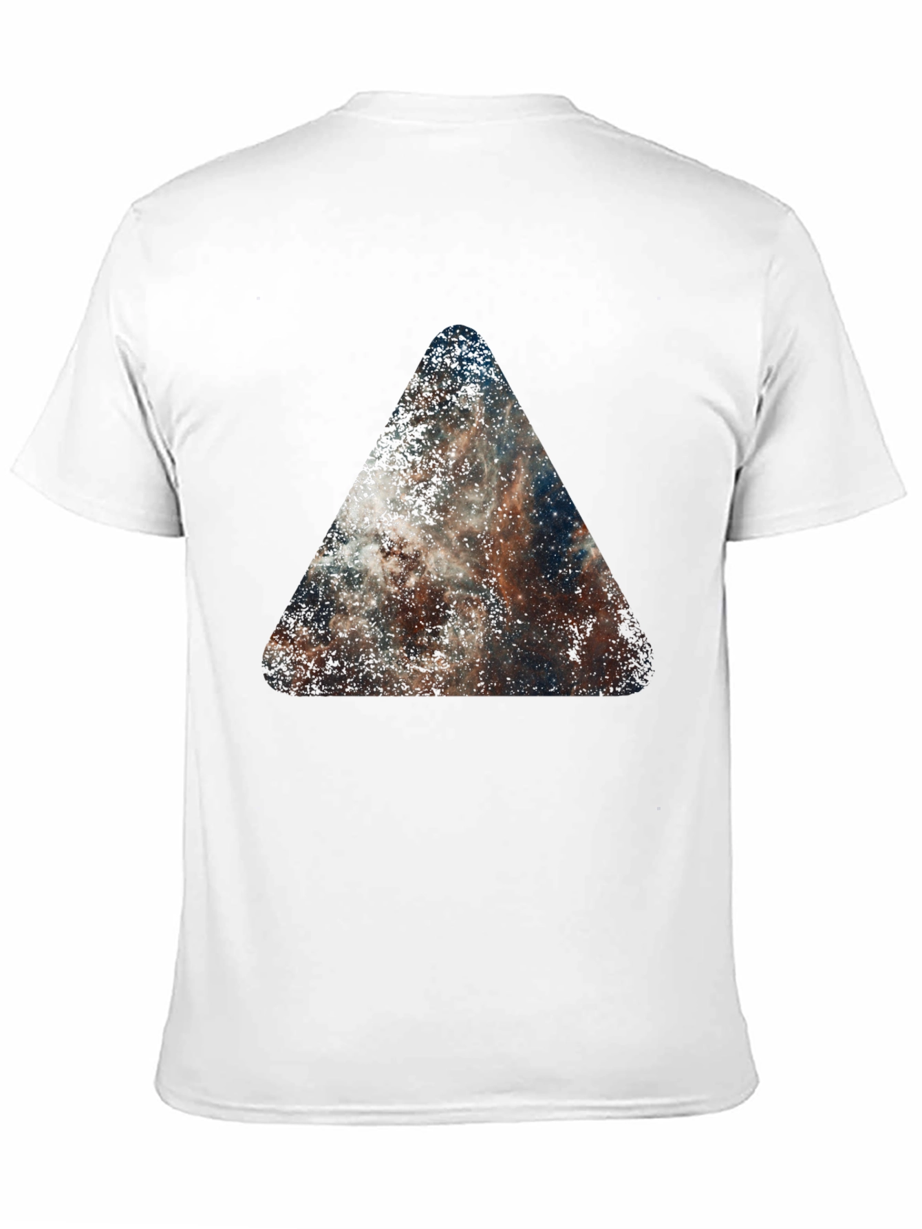 Nebula Triangle Black T-Shirt