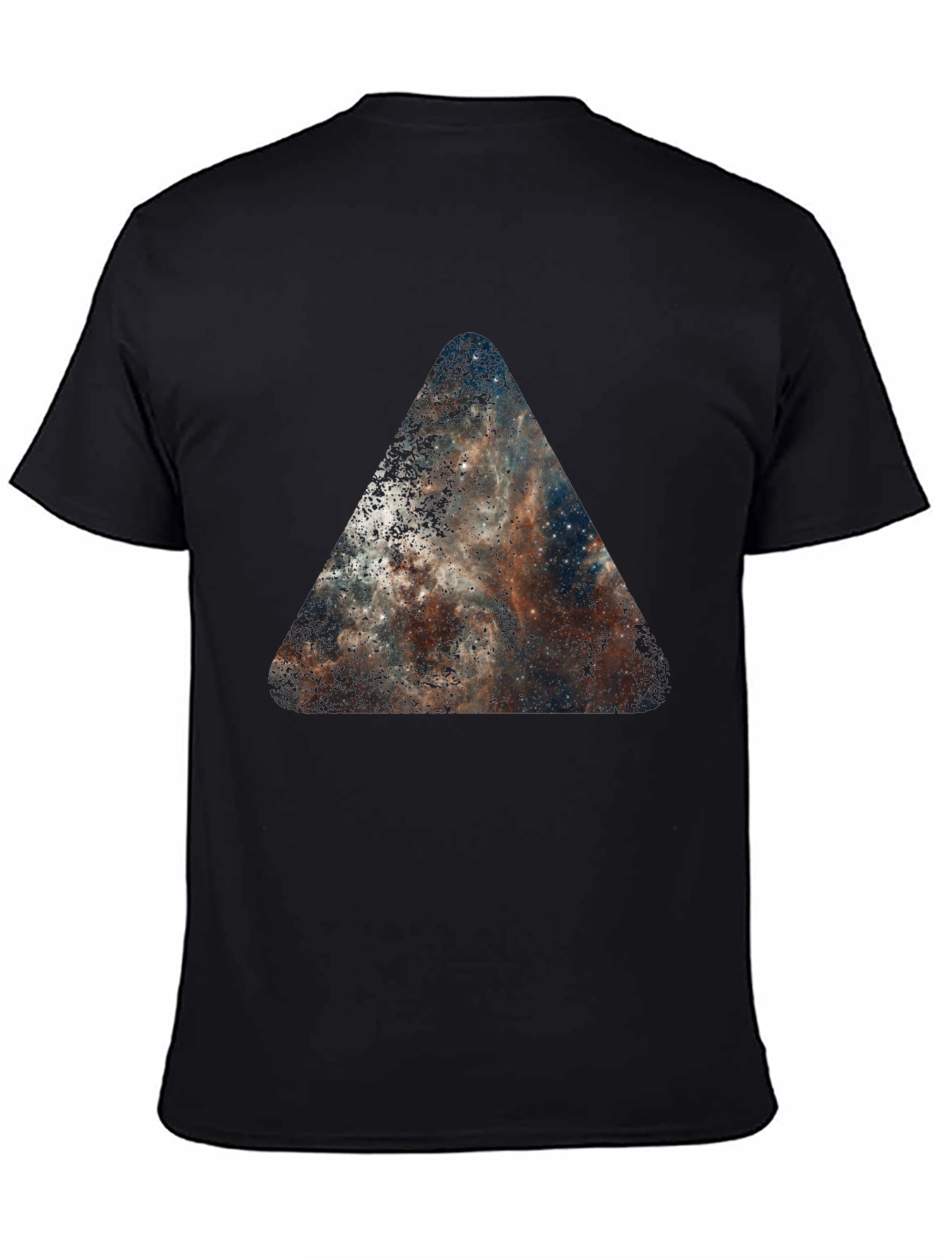 Nebula Triangle Black T-Shirt