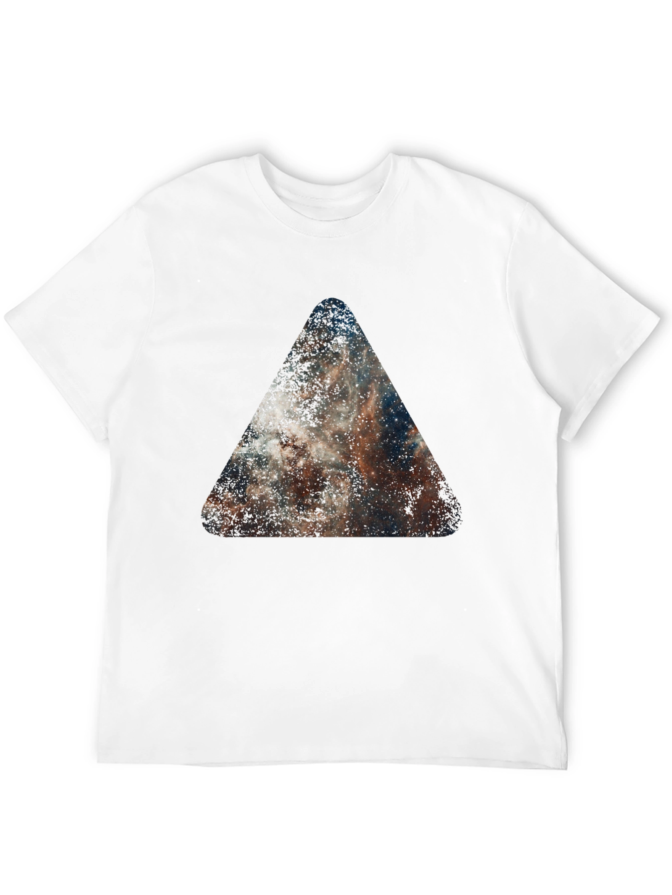 Nebula Triangle Black T-Shirt