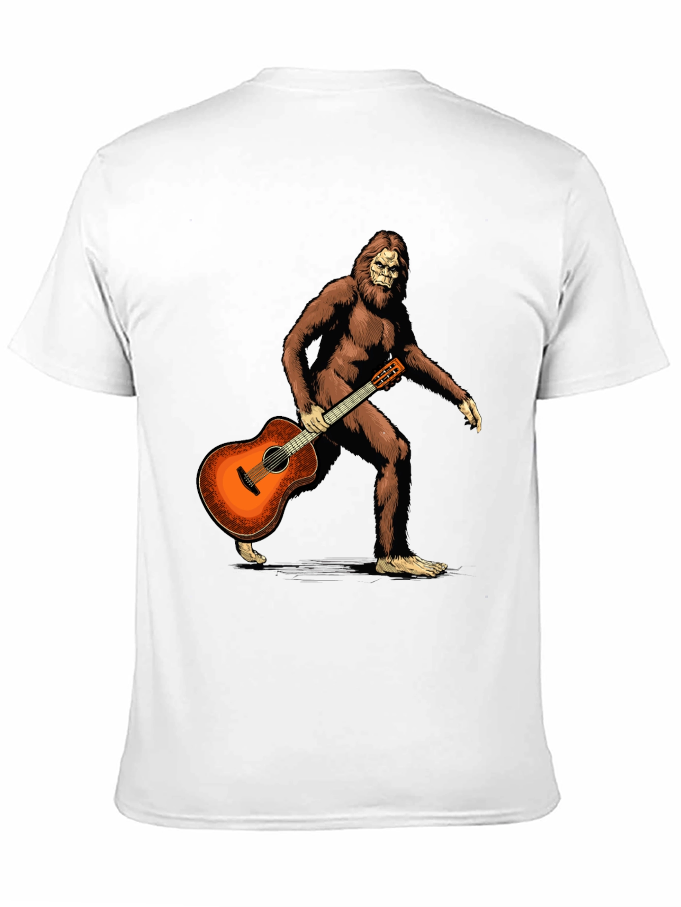 Sasquatch Guitarist Graphic Tee - Black