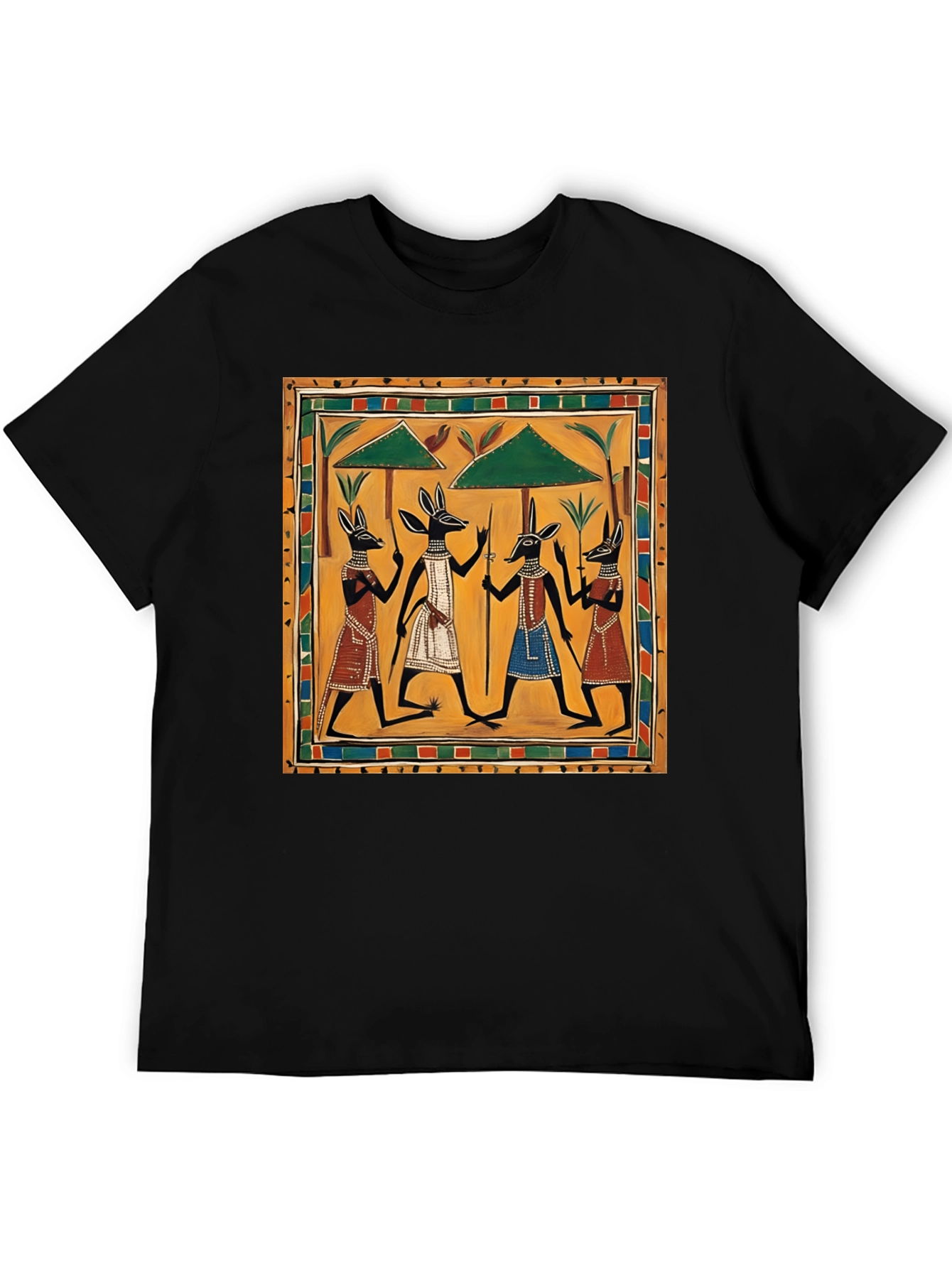 Egyptian Anubis Art Graphic Tee