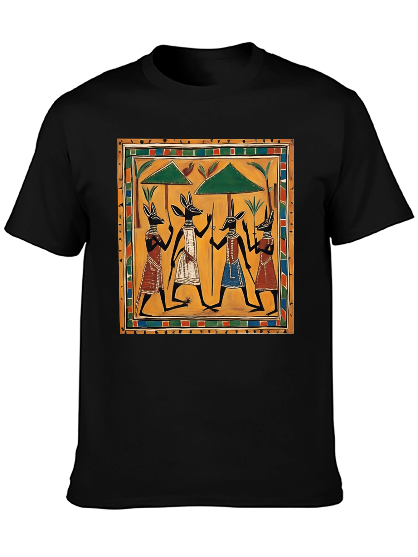 Egyptian Anubis Art Graphic Tee