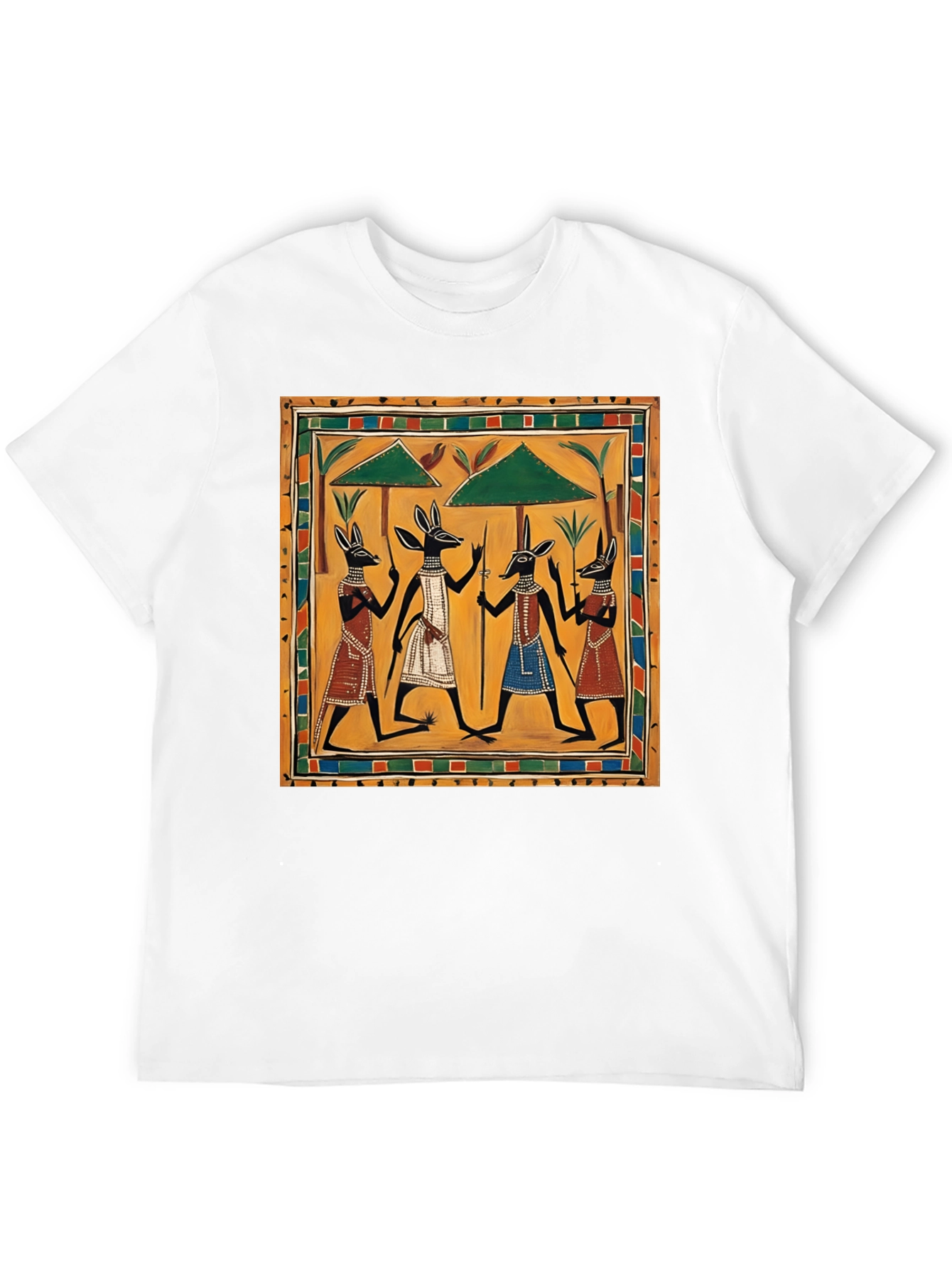 Egyptian Anubis Art Graphic Tee