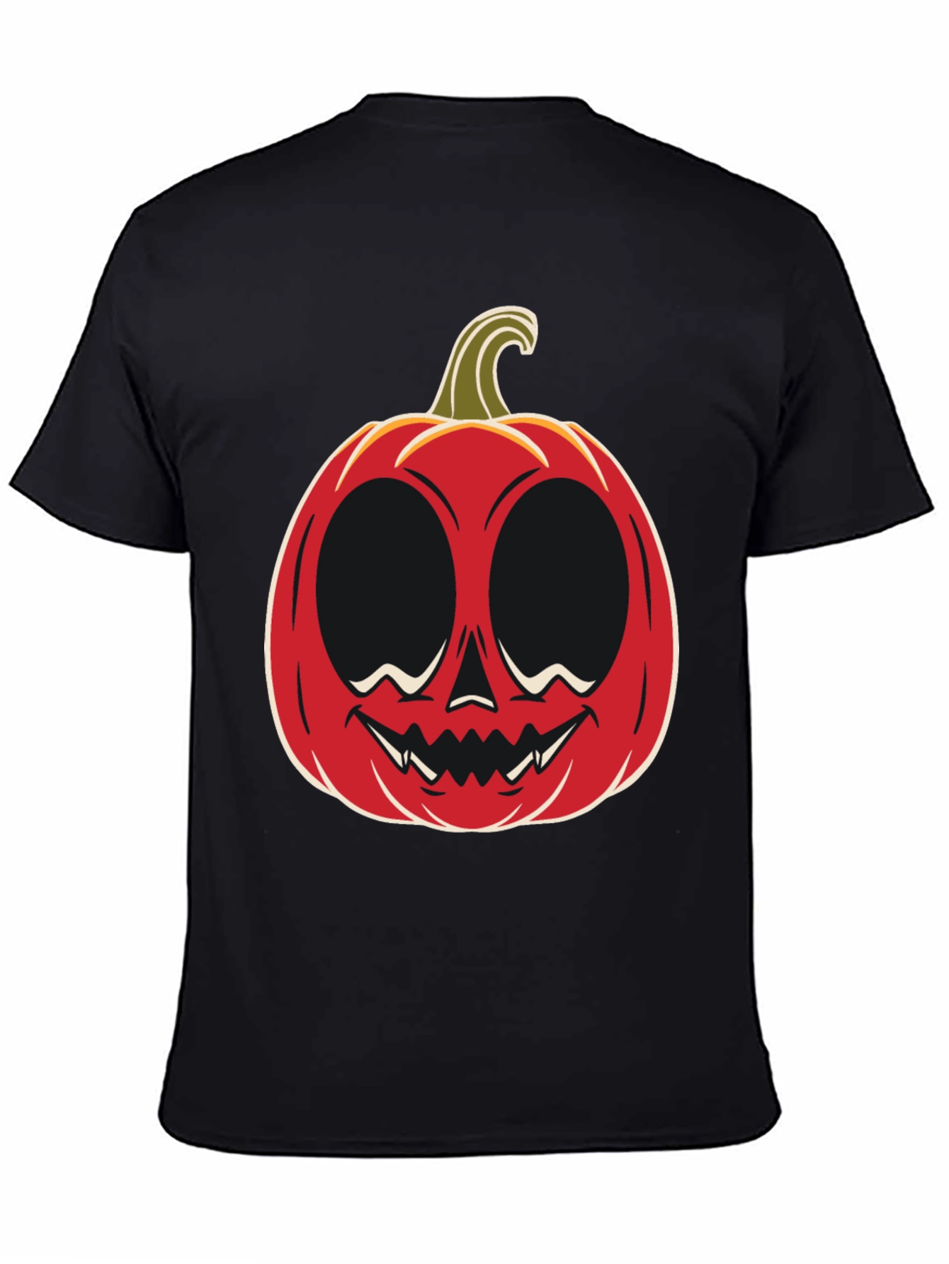 Halloween Pumpkin Face Graphic Tee