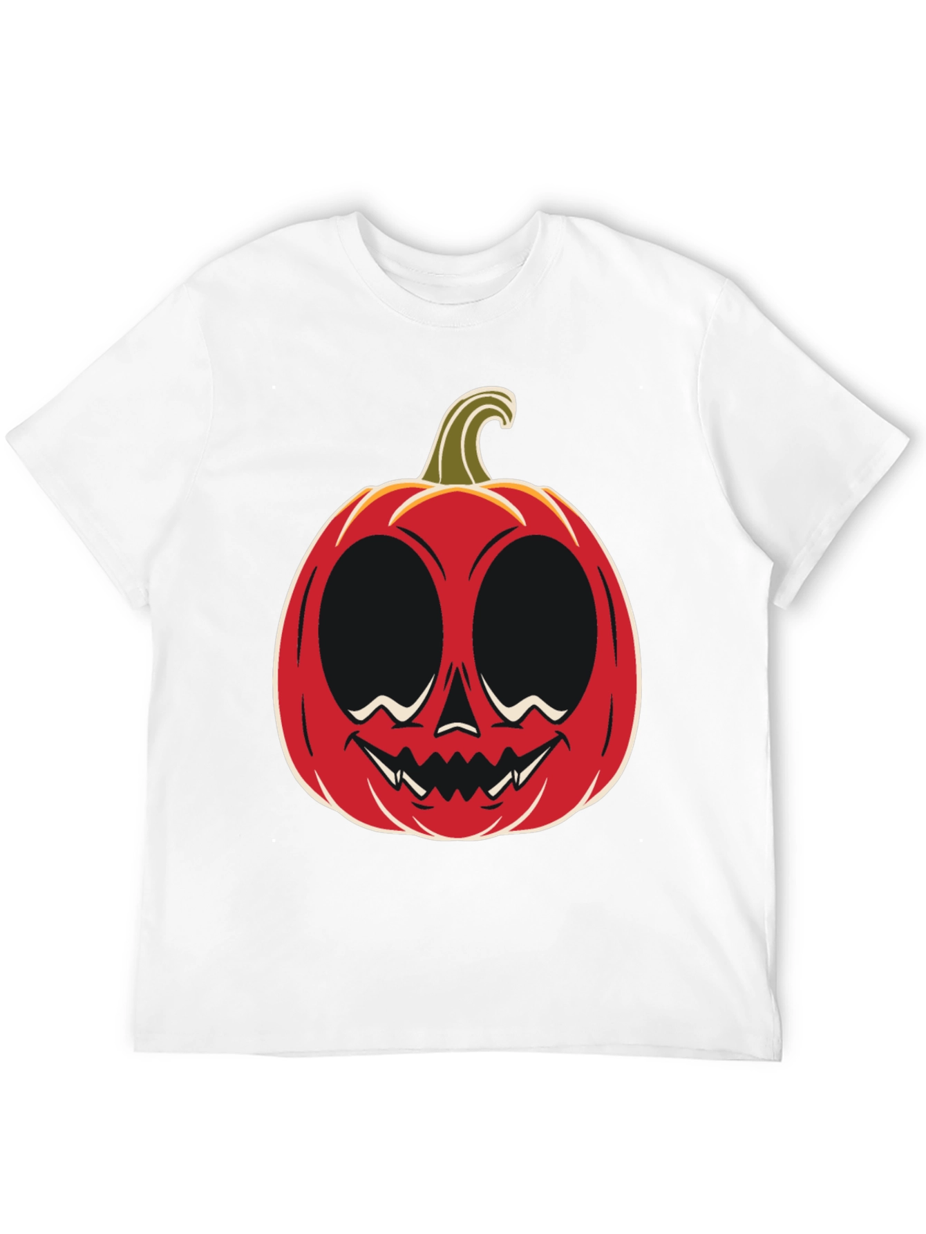 Halloween Pumpkin Face Graphic Tee