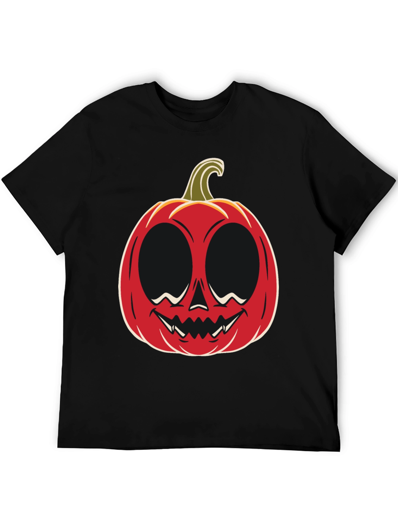Halloween Pumpkin Face Graphic Tee
