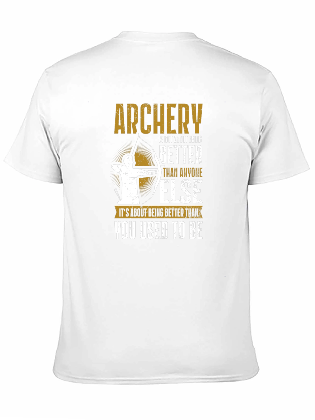 Archery T-Shirt: Focus on Self-Improvement