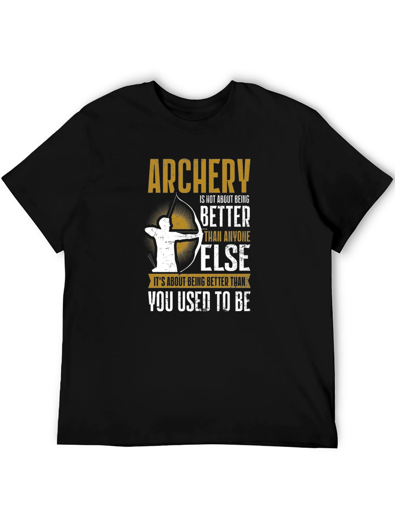 Archery T-Shirt: Focus on Self-Improvement