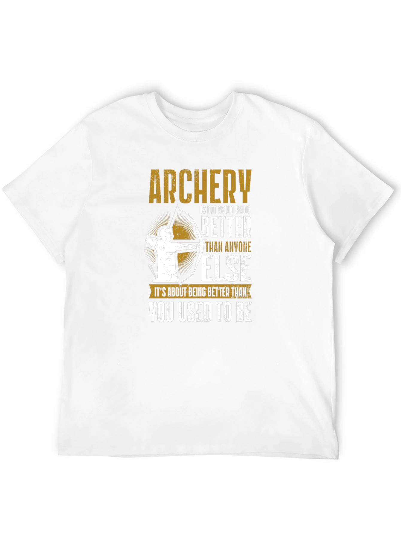 Archery T-Shirt: Focus on Self-Improvement