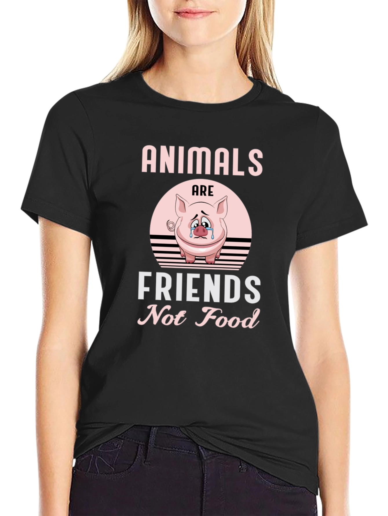 Animals Are Friends T-Shirt - Vegan Tee