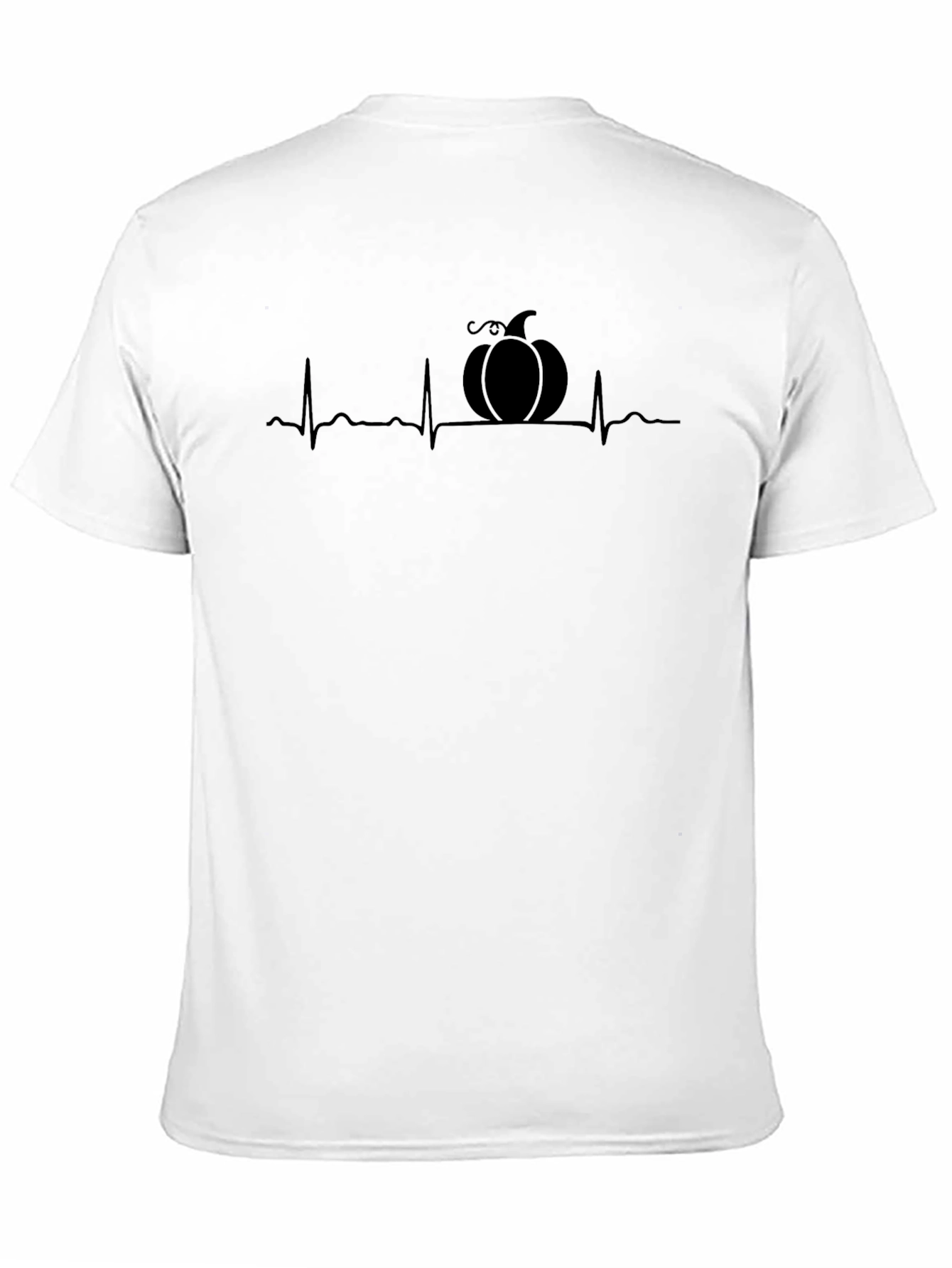 Pumpkin Heartbeat T-Shirt - Spooky Season Essential!