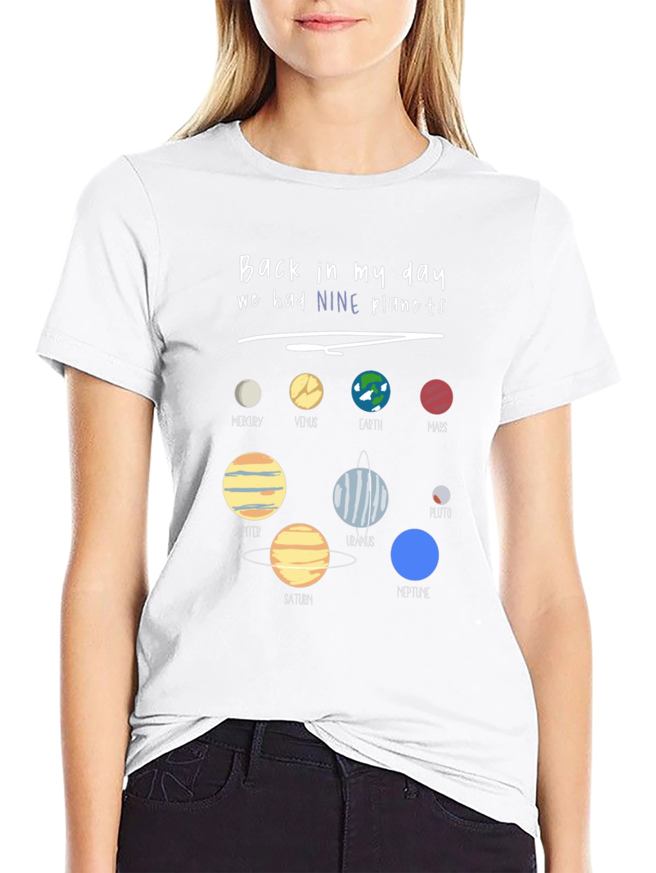 Nine Planets Graphic Tee