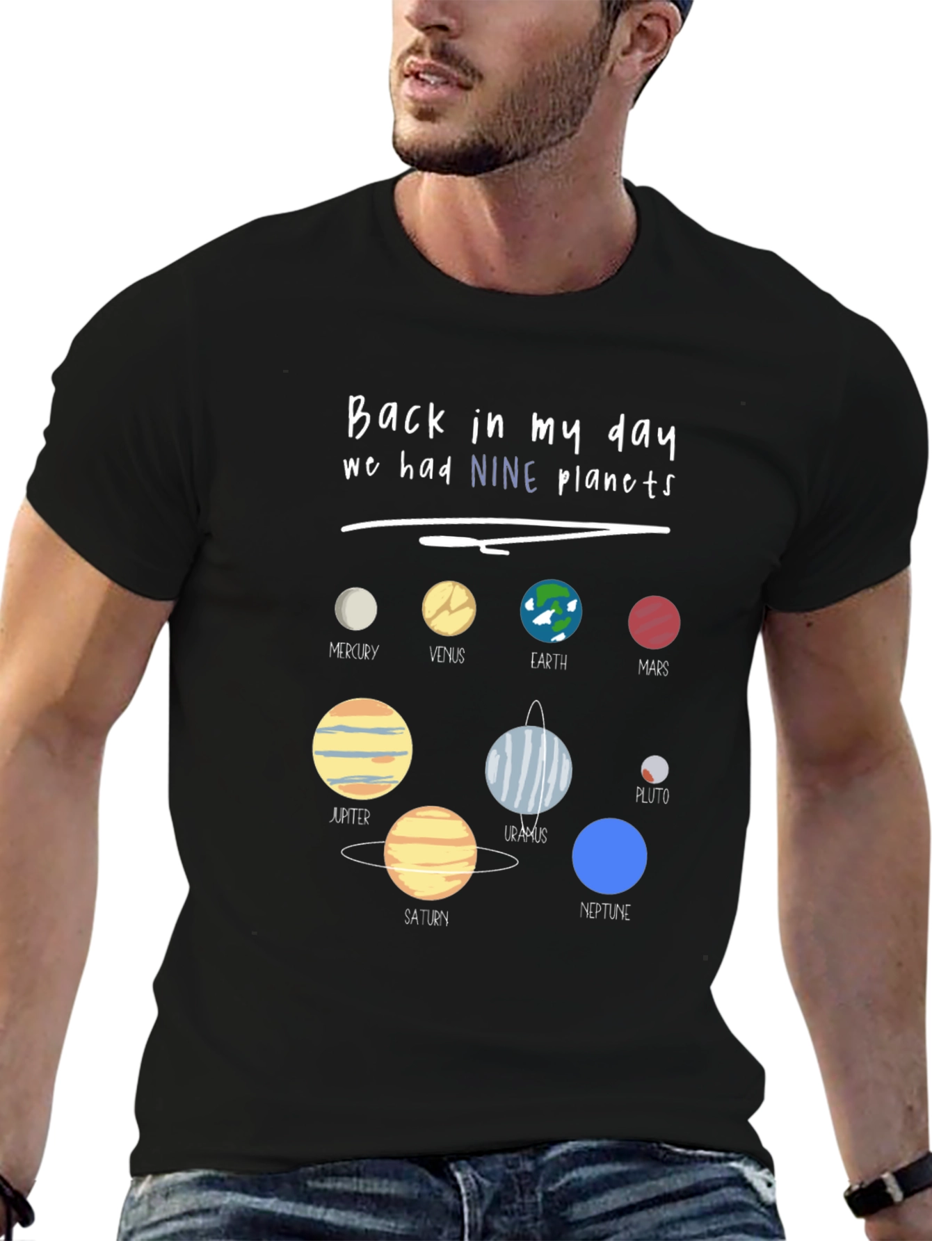 Nine Planets Graphic Tee