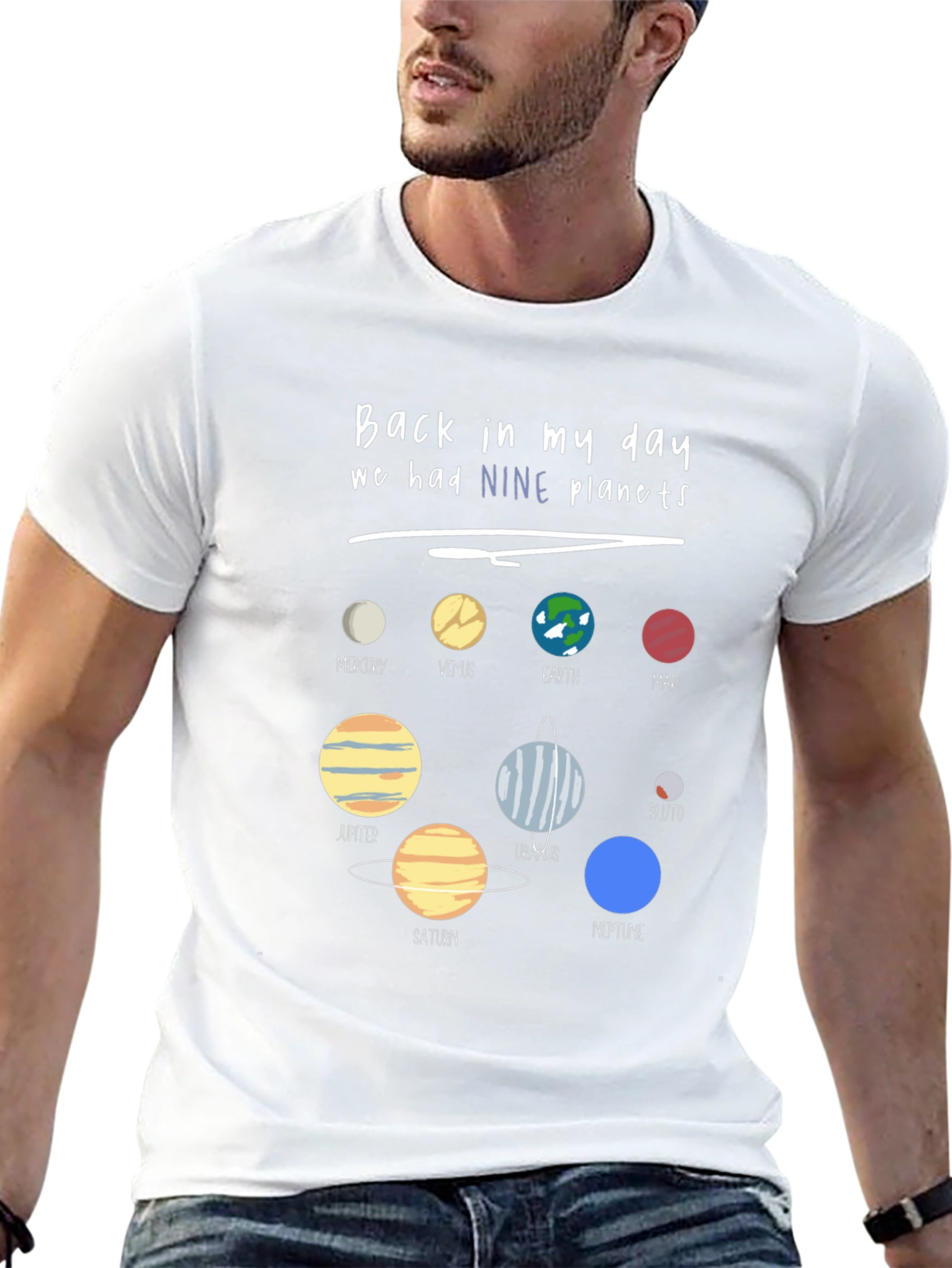Nine Planets Graphic Tee
