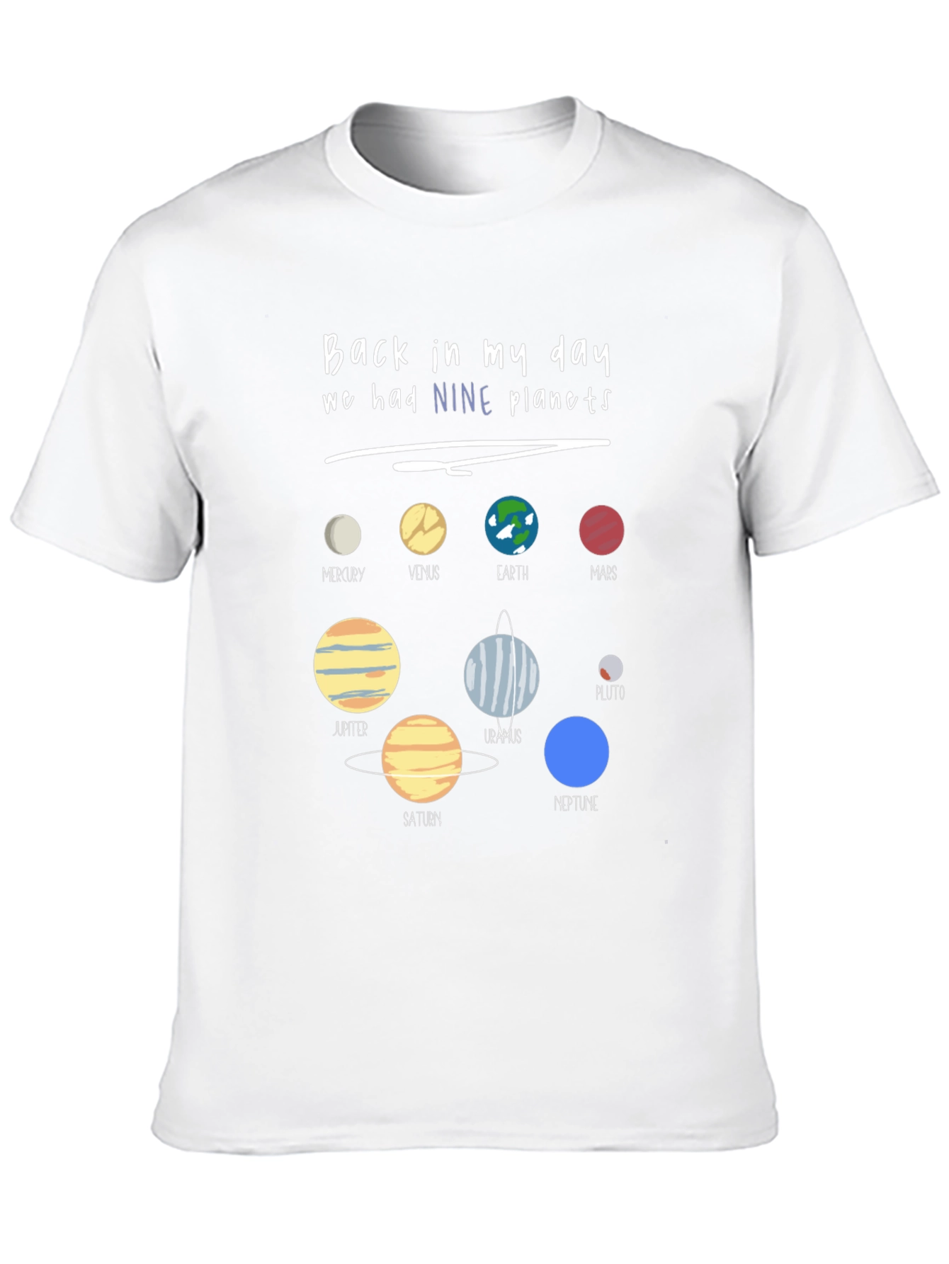 Nine Planets Graphic Tee
