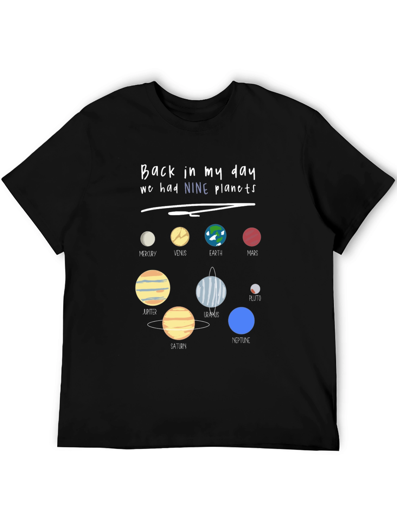 Nine Planets Graphic Tee