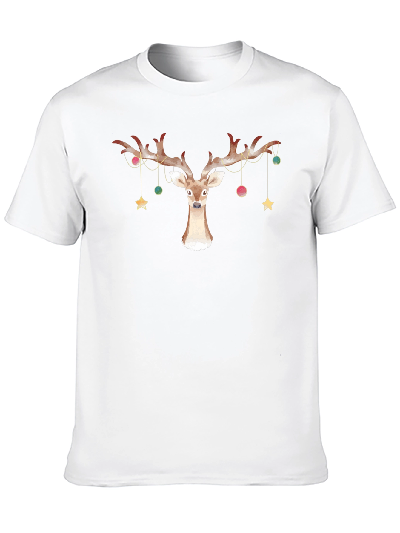 Festive Deer Christmas T-Shirt