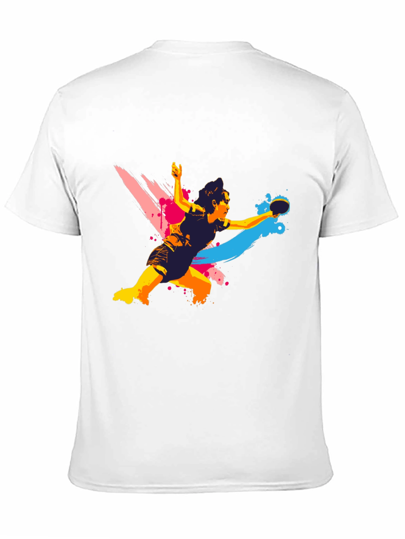 Ping Pong Player Graphic T-Shirt