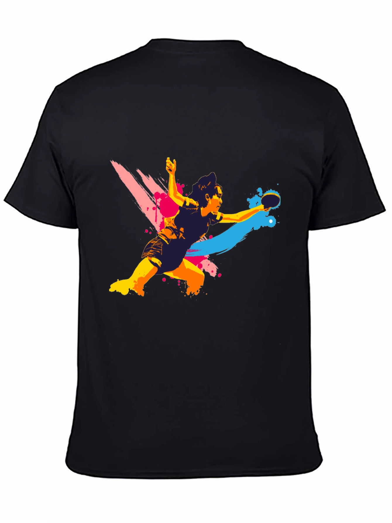 Ping Pong Player Graphic T-Shirt